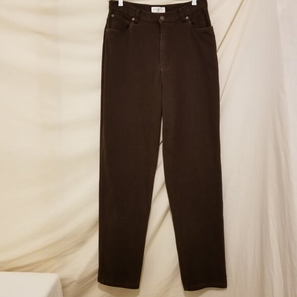 Vintage Jones NY Brown Jeans. Resembles “Suede” Cloth size 10 - Picture 4 of 14